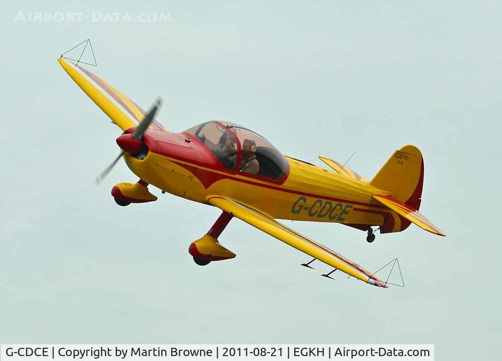 G-CDCE, 1973 Mudry CAP-10B C/N 039, SHOT AT HEADCORN