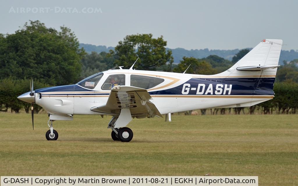 G-DASH, 1975 Rockwell International 112 Commander C/N 237, SHOT AT HEADCORN