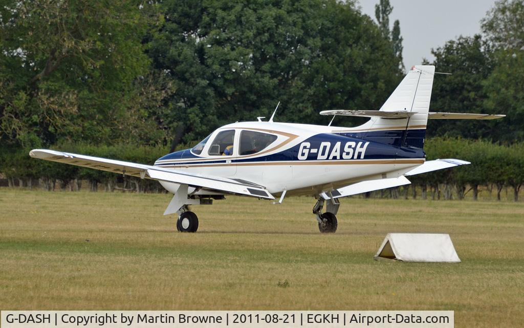 G-DASH, 1975 Rockwell International 112 Commander C/N 237, SHOT AT HEADCORN