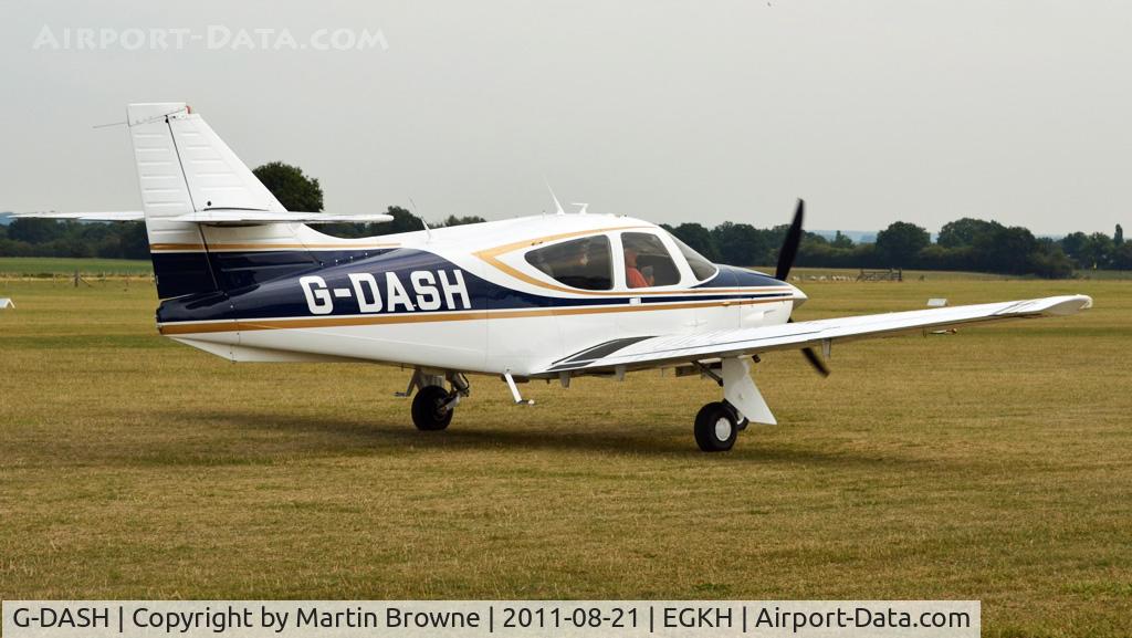 G-DASH, 1975 Rockwell International 112 Commander C/N 237, SHOT AT HEADCORN