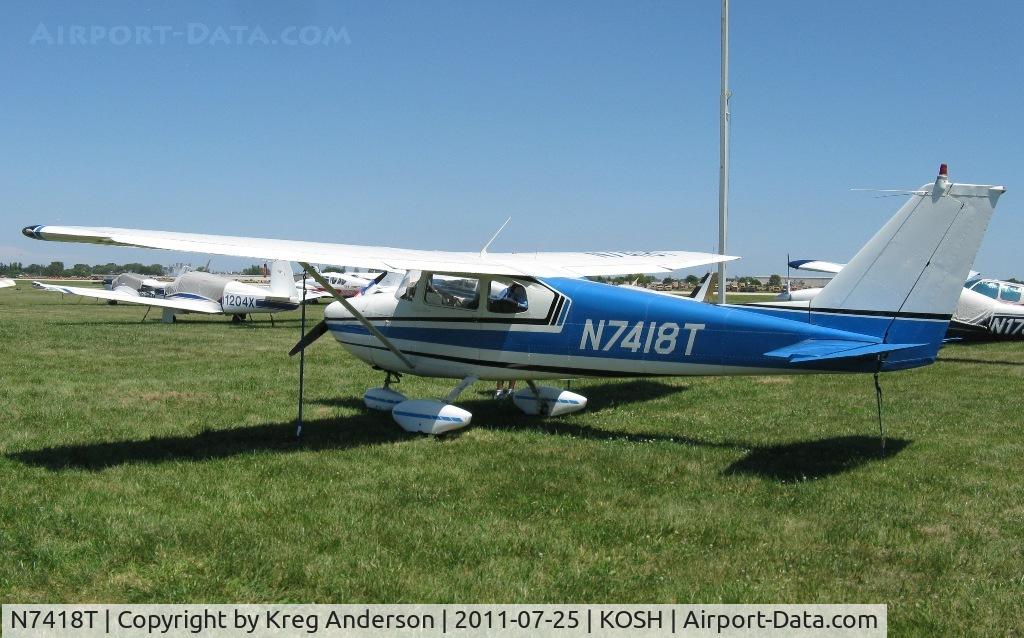 N7418T, 1959 Cessna 172A C/N 47018, EAA AirVenture 2011