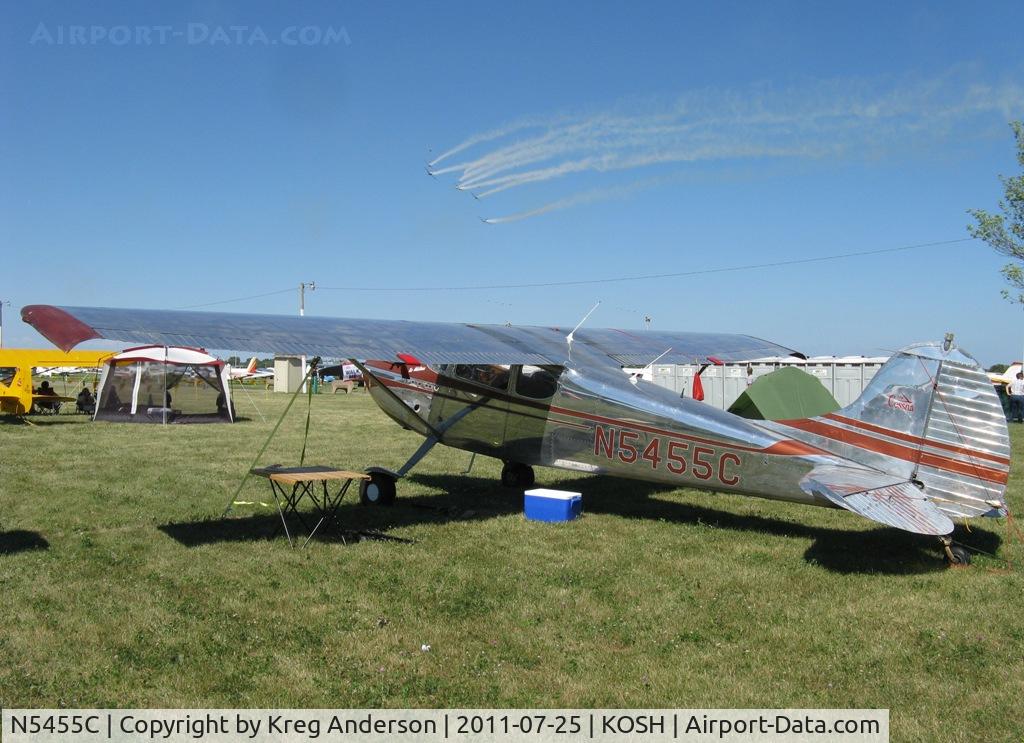 N5455C, 1950 Cessna 170A C/N 19489, EAA AirVenture 2011