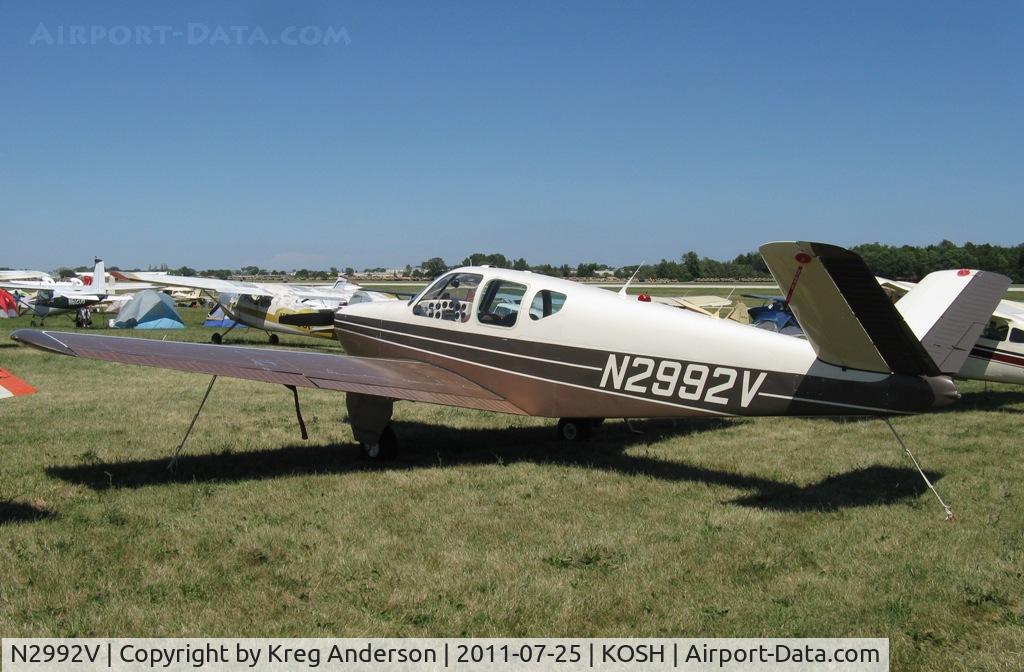 N2992V, 1947 Beech 35 Bonanza C/N D-390, EAA AirVenture 2011