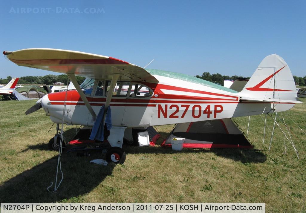 N2704P, 1955 Piper PA-22 C/N 22-3010, EAA AirVenture 2011