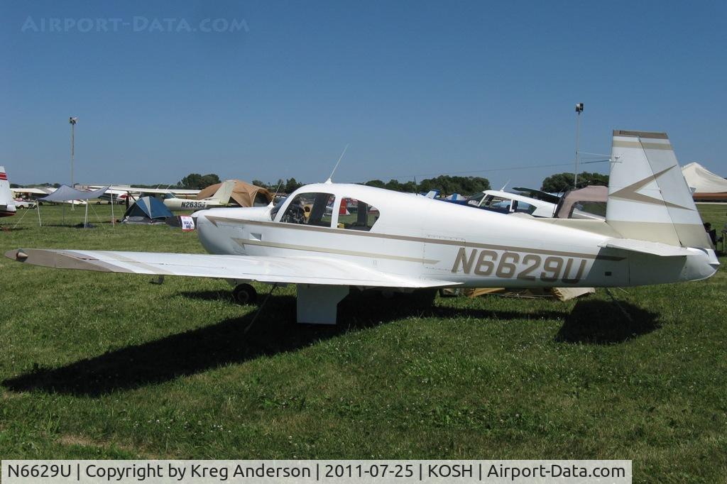 N6629U, 1963 Mooney M20D Master C/N 124, EAA AirVenture 2011