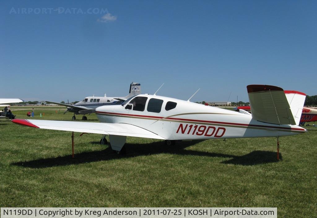 N119DD, 1952 Beech C35 Bonanza C/N D-3380, EAA AirVenture 2011