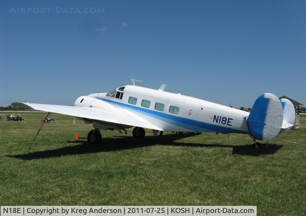 N18E, 1958 Beech E18S C/N BA-383, EAA AirVenture 2011
