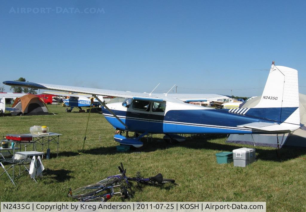 N2435G, 1959 Cessna 182B Skylane C/N 51735, EAA AirVenture 2011
