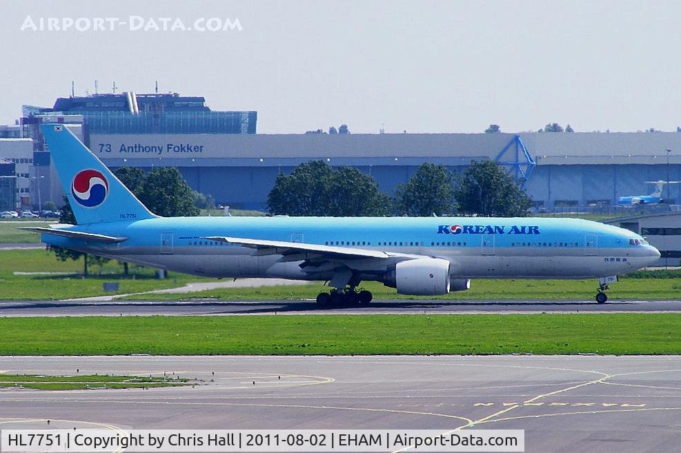 HL7751, 2007 Boeing 777-2B5/ER C/N 34210, Korean Air Lines