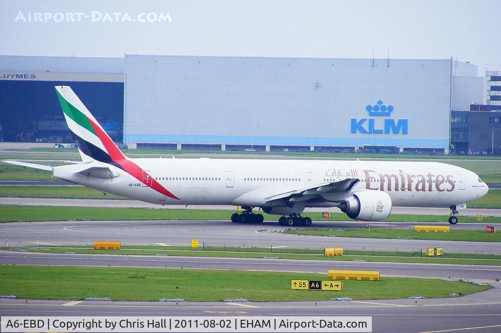 A6-EBD, 2005 Boeing 777-31H/ER C/N 33501, Emirates