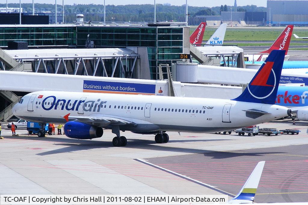 TC-OAF, 1997 Airbus A321-231 C/N 668, Onur air