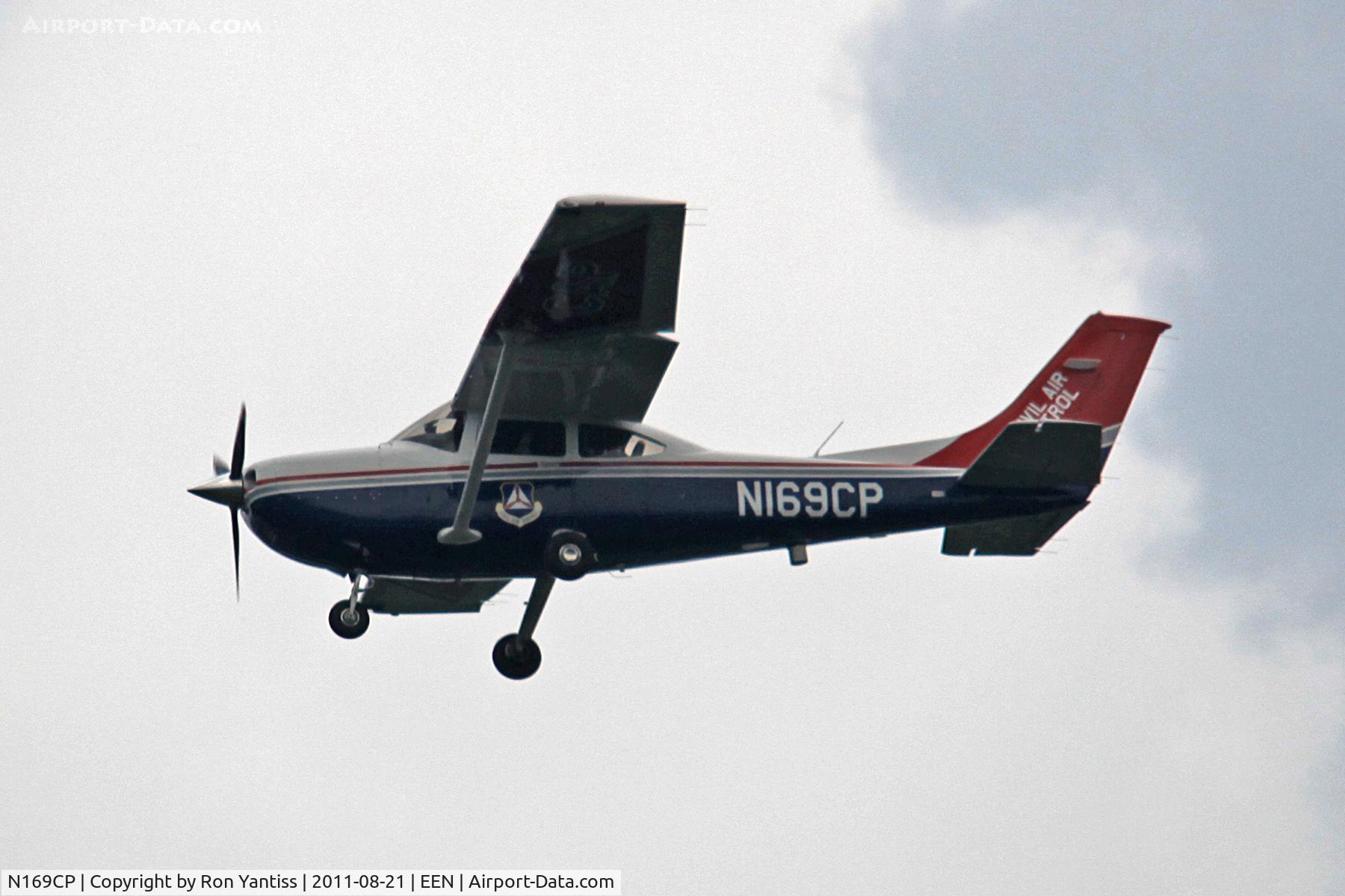 N169CP, Cessna 182T Skylane C/N 18282172, Civil Air Patrol, ILS approach runway 02, Dillant-Hopkins Airport, Keene, NH