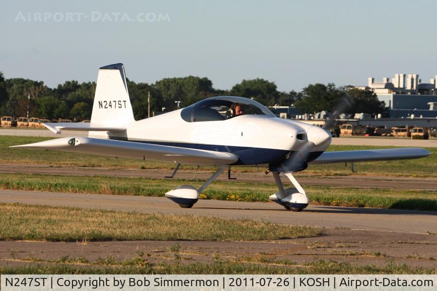 N247ST, 2005 Vans RV-7A C/N 71941, Departing Airventure 2011.