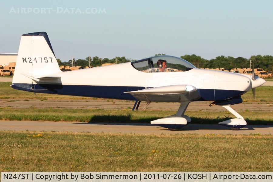 N247ST, 2005 Vans RV-7A C/N 71941, Departing Airventure 2011.