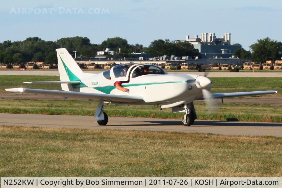 N252KW, 2001 Stoddard-Hamilton Glasair SII C/N 2325, Departing Airventure 2011.