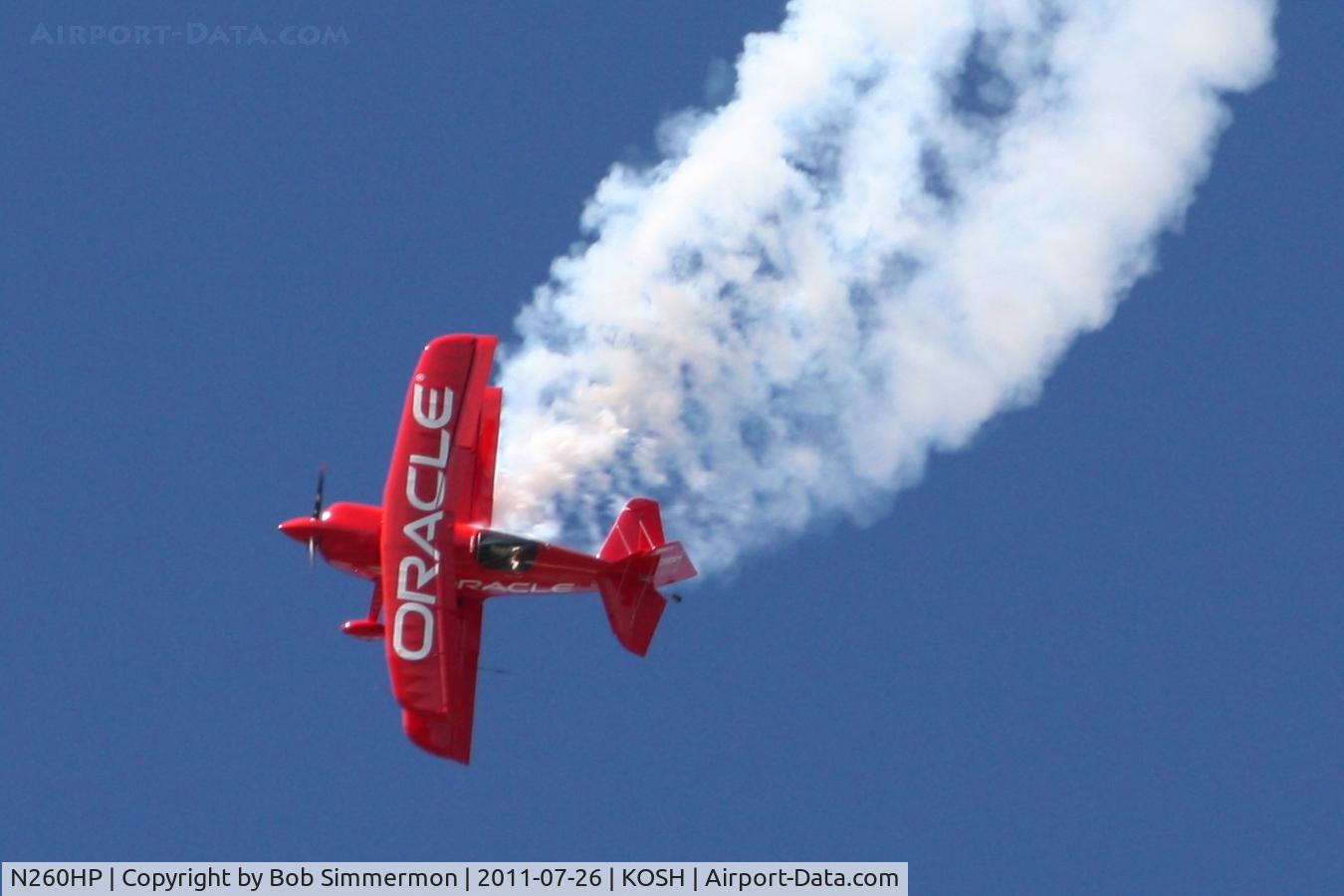 N260HP, 2010 Aviat Pitts S-1S C/N 0001, Performing at Airventure 2011.