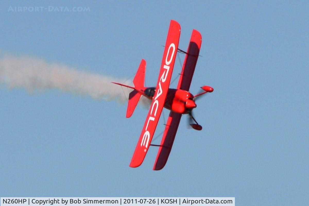 N260HP, 2010 Aviat Pitts S-1S C/N 0001, Performing at Airventure 2011.