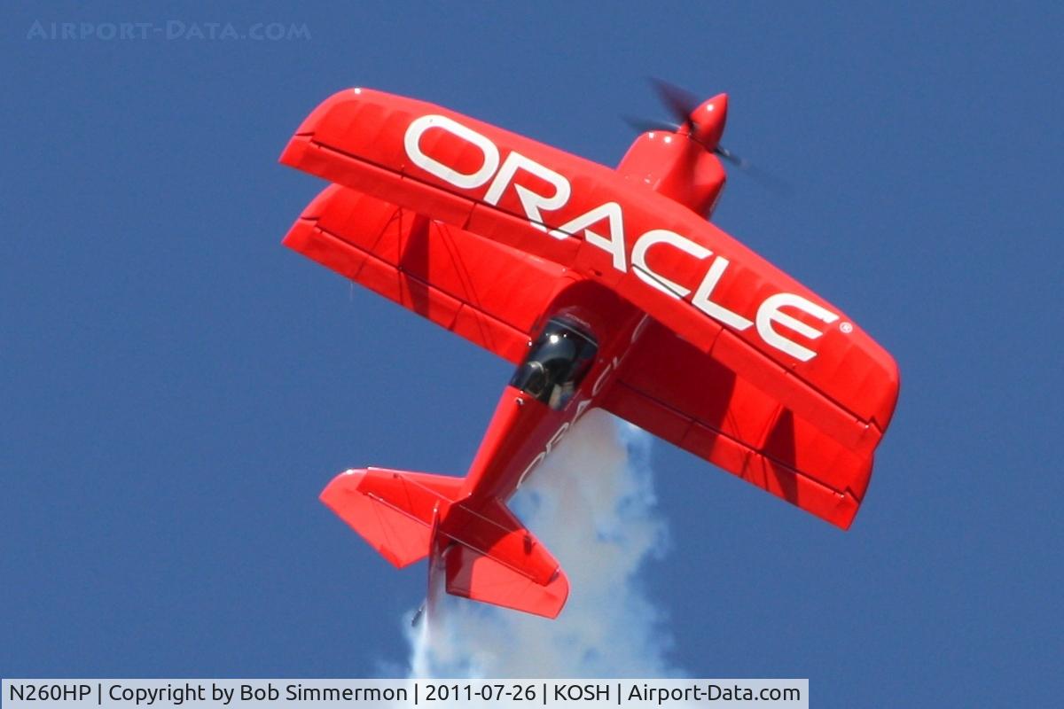N260HP, 2010 Aviat Pitts S-1S C/N 0001, Performing at Airventure 2011.