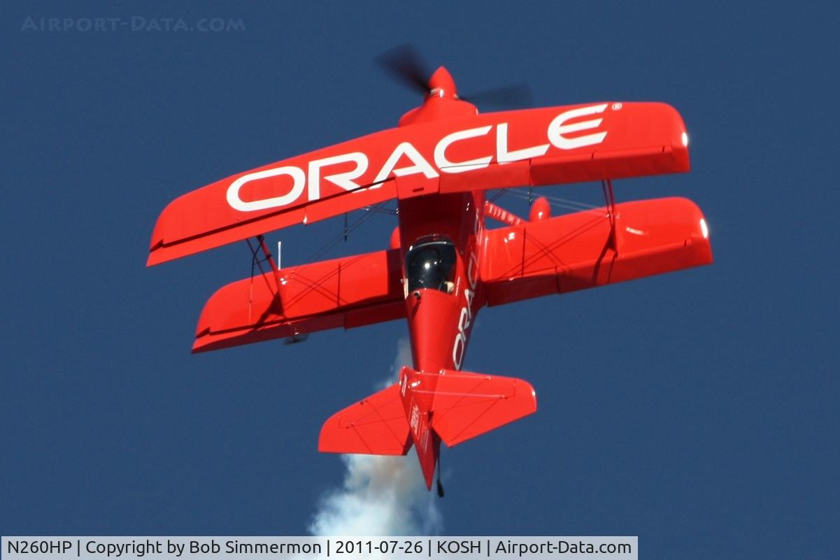 N260HP, 2010 Aviat Pitts S-1S C/N 0001, Performing at Airventure 2011.