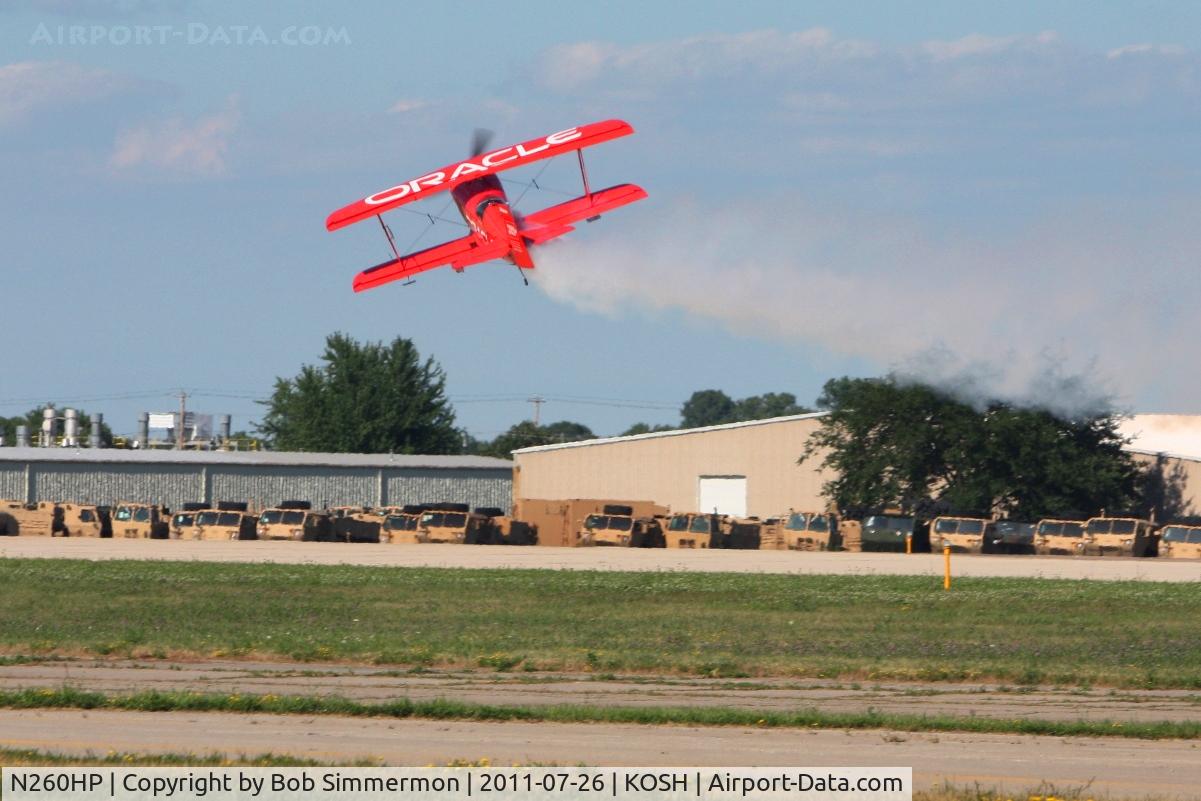 N260HP, 2010 Aviat Pitts S-1S C/N 0001, Performing at Airventure 2011.
