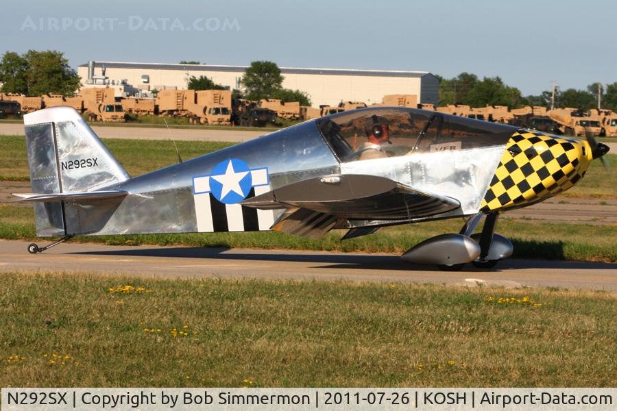 N292SX, Sonex Sonex C/N 1292, Departing Airventure 2011.