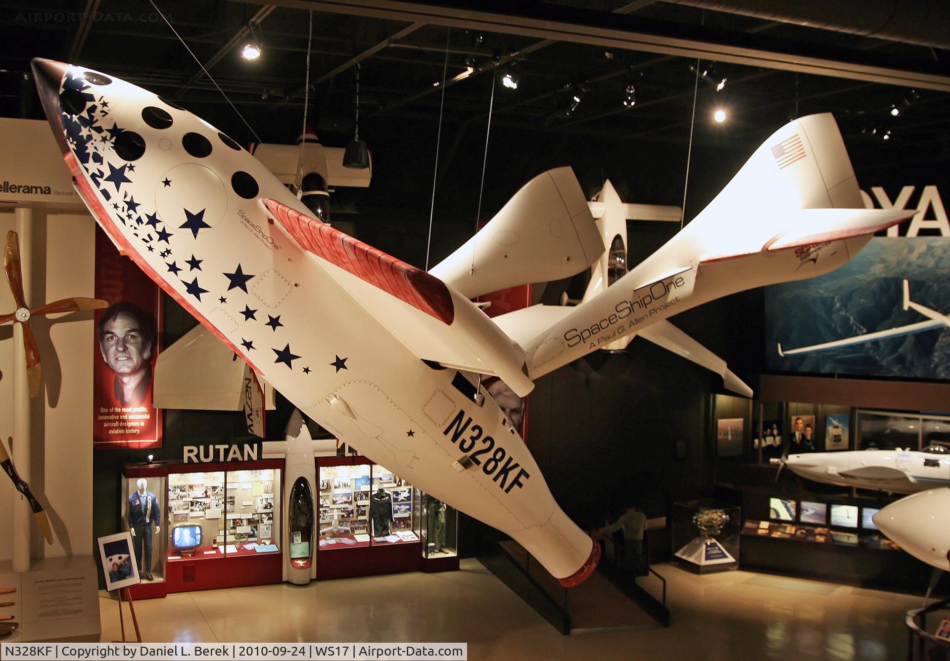 N328KF, 2003 Scaled Composites 316 C/N 001, The EAA AirVenture Museum has a nice full-scale mock-up of this aircraft; the real thing is on display at the Smithsonian Air & Space Museum, Washington, DC.