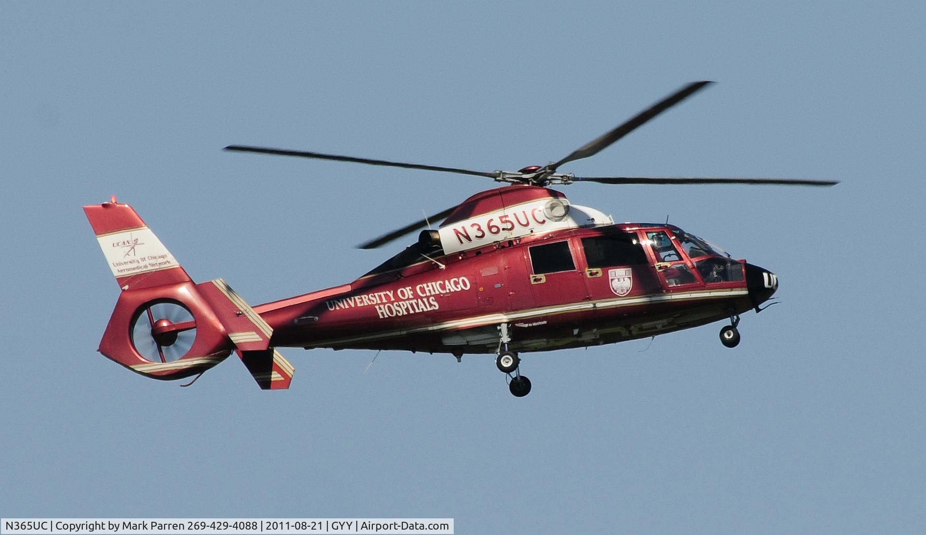 N365UC, 1989 Aerospatiale SA-365N-1 Dauphin 2 C/N 6329, Gary/chicago Intl airport, Gary IN USA