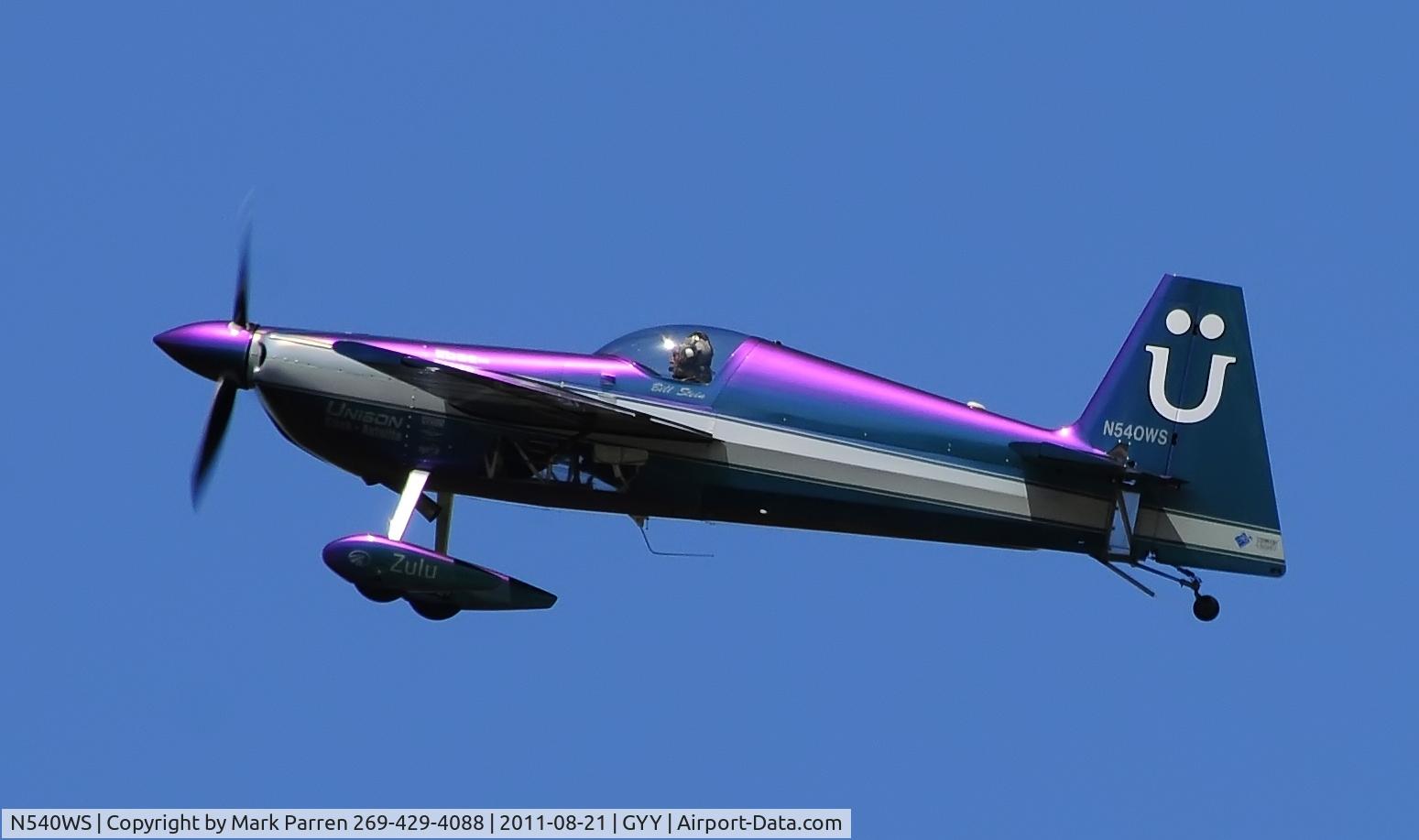 N540WS, 2002 Zivko Edge 540 C/N 0032, Gary / Chicago Airport, for Air and Water Show.