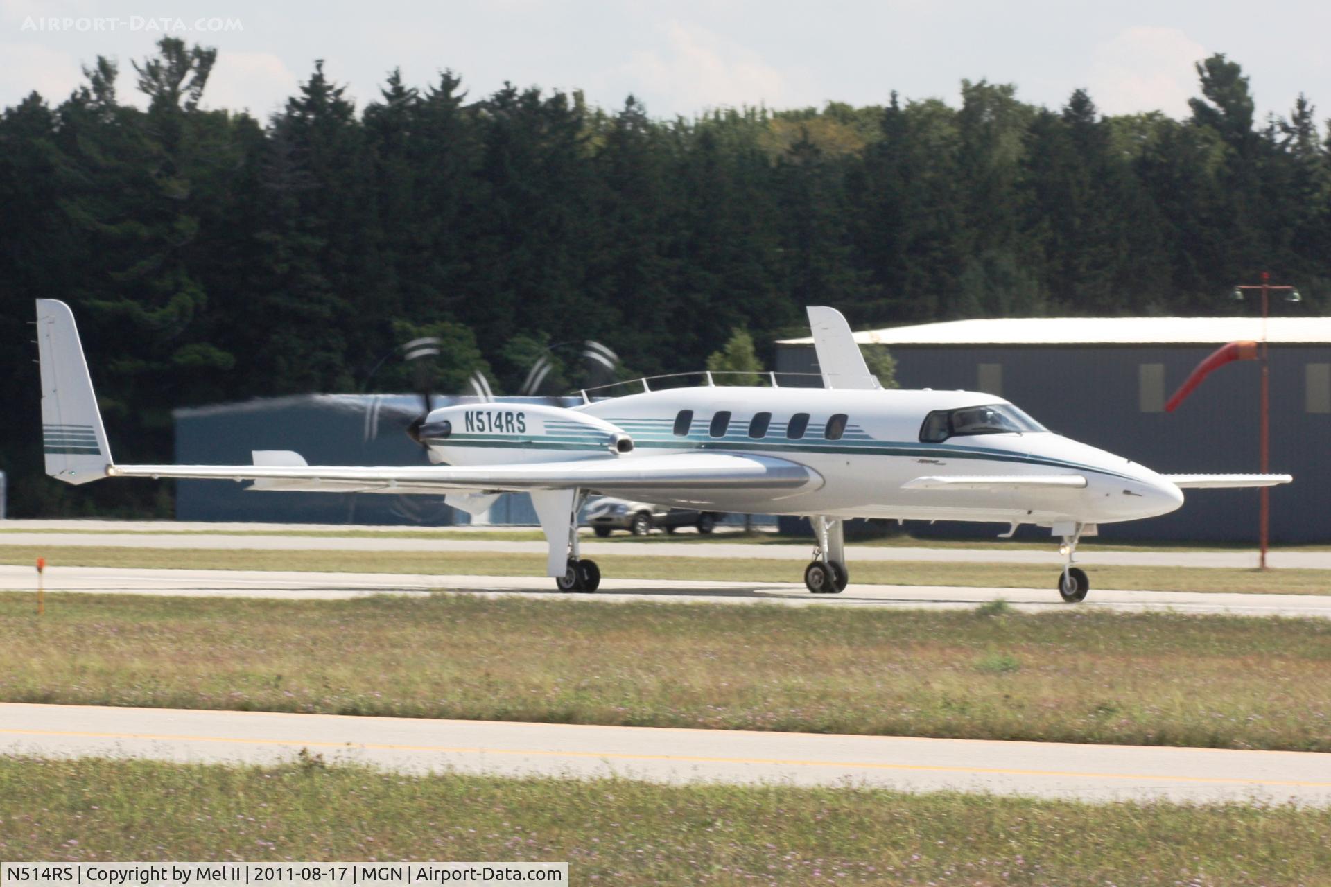 N514RS, 1994 Beech 2000A Starship 1 C/N NC-51, KMGN-KGYY - Departing RWY 28