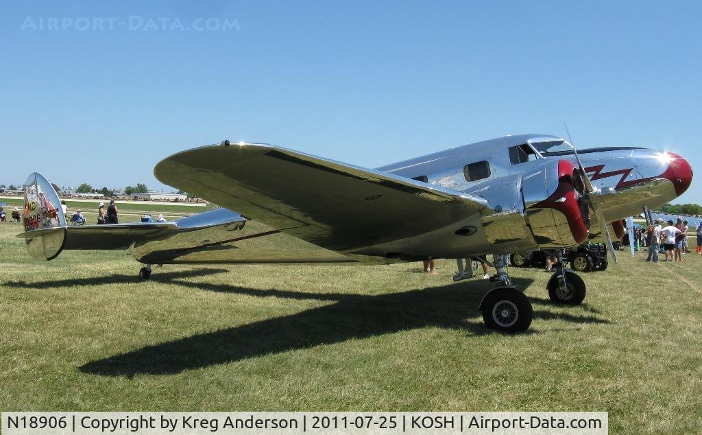 N18906, Lockheed 12A Electra Junior C/N 1277, EAA AirVenture 2011