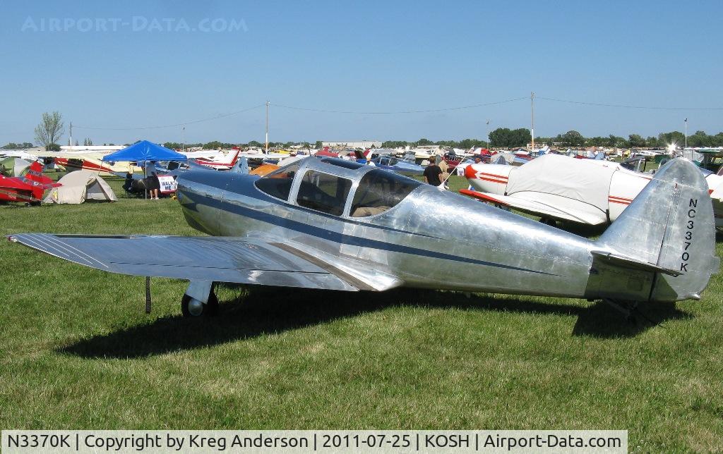 N3370K, 1946 Globe GC-1B Swift C/N 1363, EAA AirVenture 2011