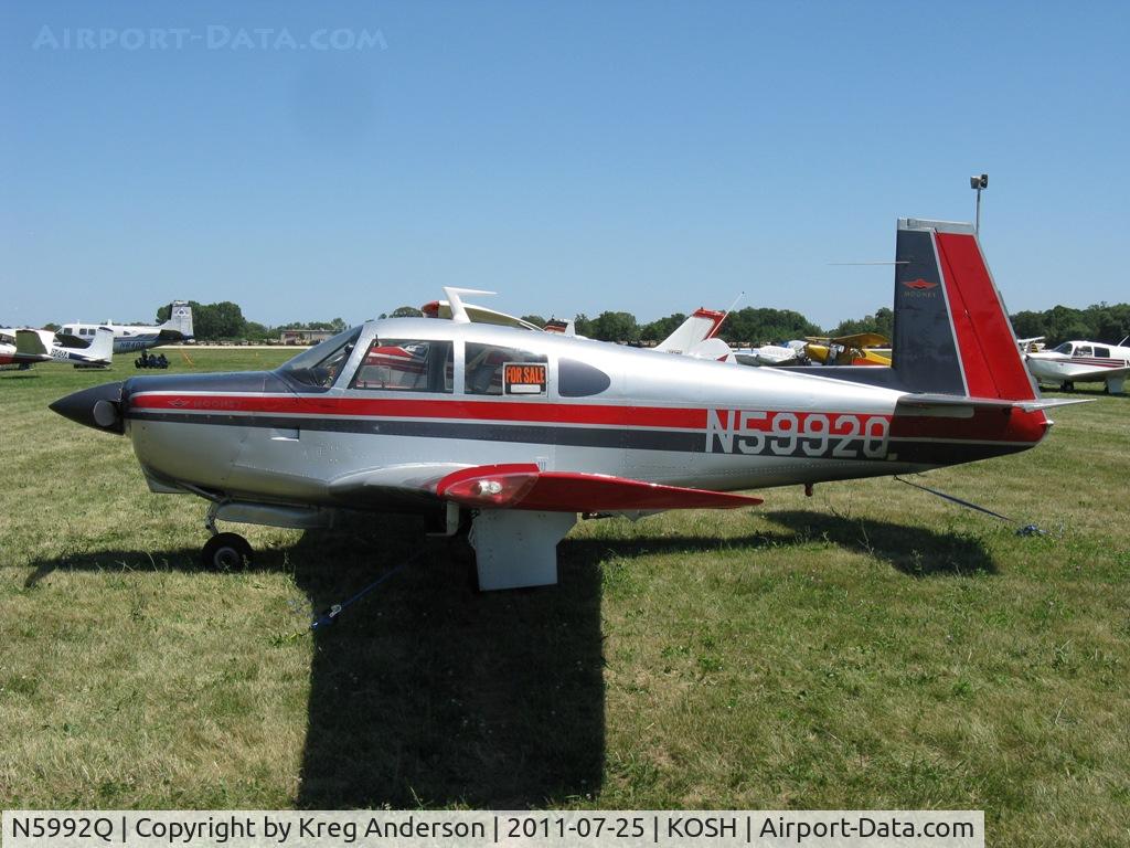 N5992Q, 1965 Mooney M20C Ranger C/N 3216, EAA AirVenture 2011
