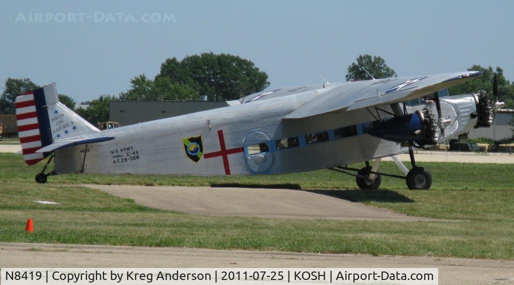 N8419, 1929 Ford 5-AT-C Tri-Motor C/N 58, EAA AirVenture 2011