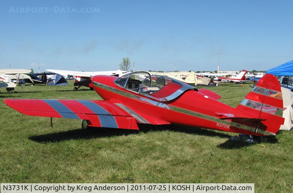 N3731K, 1946 Globe GC-1B Swift C/N 1424, EAA AirVenture 2011