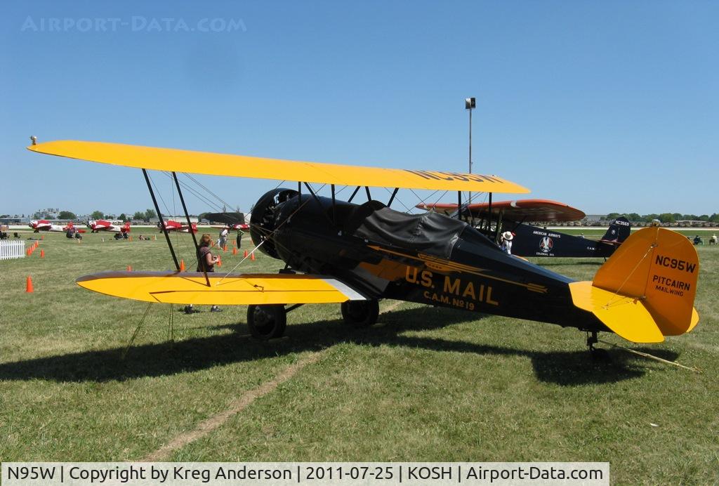 N95W, 1930 Pitcairn PA-7 Super Mailwing C/N 147, EAA AirVenture 2011