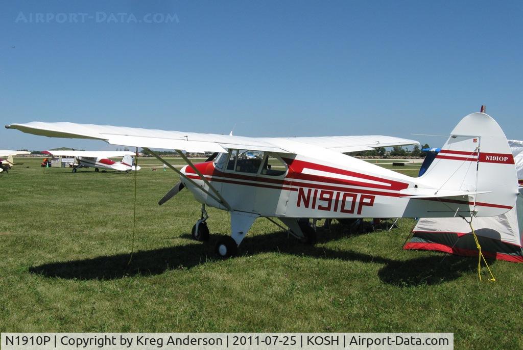 N1910P, 1955 Piper PA-22-150 C/N 22-2657, EAA AirVenture 2011