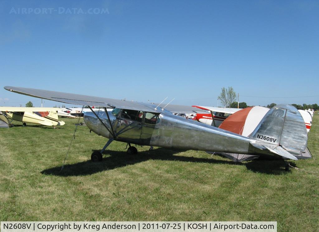 N2608V, 1948 Cessna 170 C/N 18118, EAA AirVenture 2011