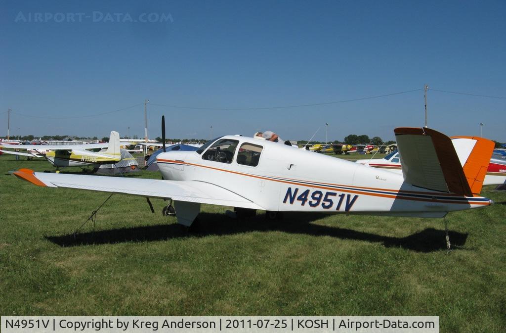 N4951V, 1952 Beech C35 Bonanza C/N D-3197, EAA AirVenture 2011