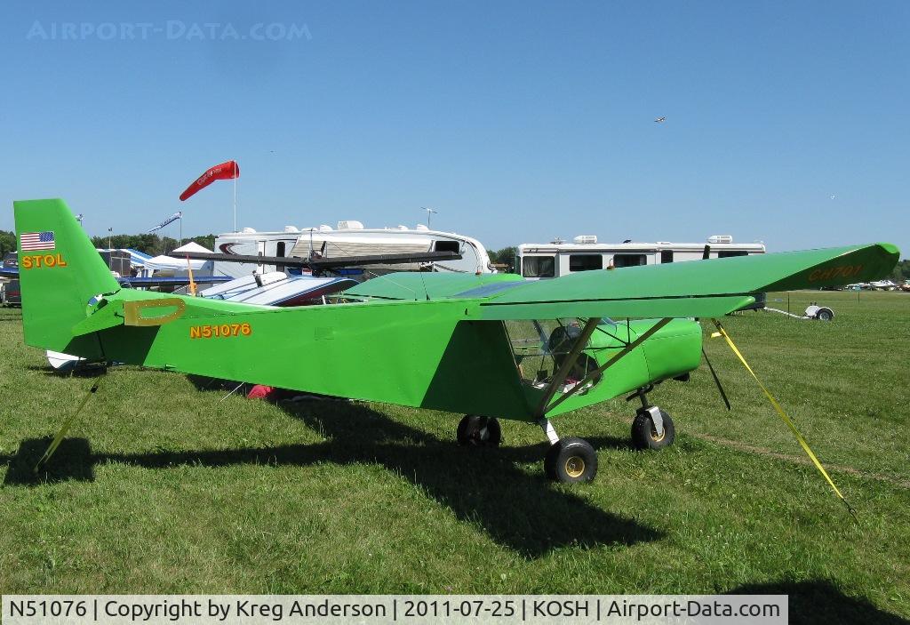 N51076, 2006 Zenith STOL CH-701 C/N 7-5845, EAA AirVenture 2011