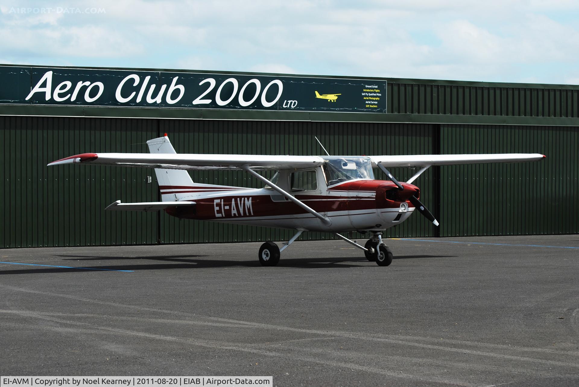 EI-AVM, Reims F150L C/N 0745, Parked on the main apron at Abbeyshrule.