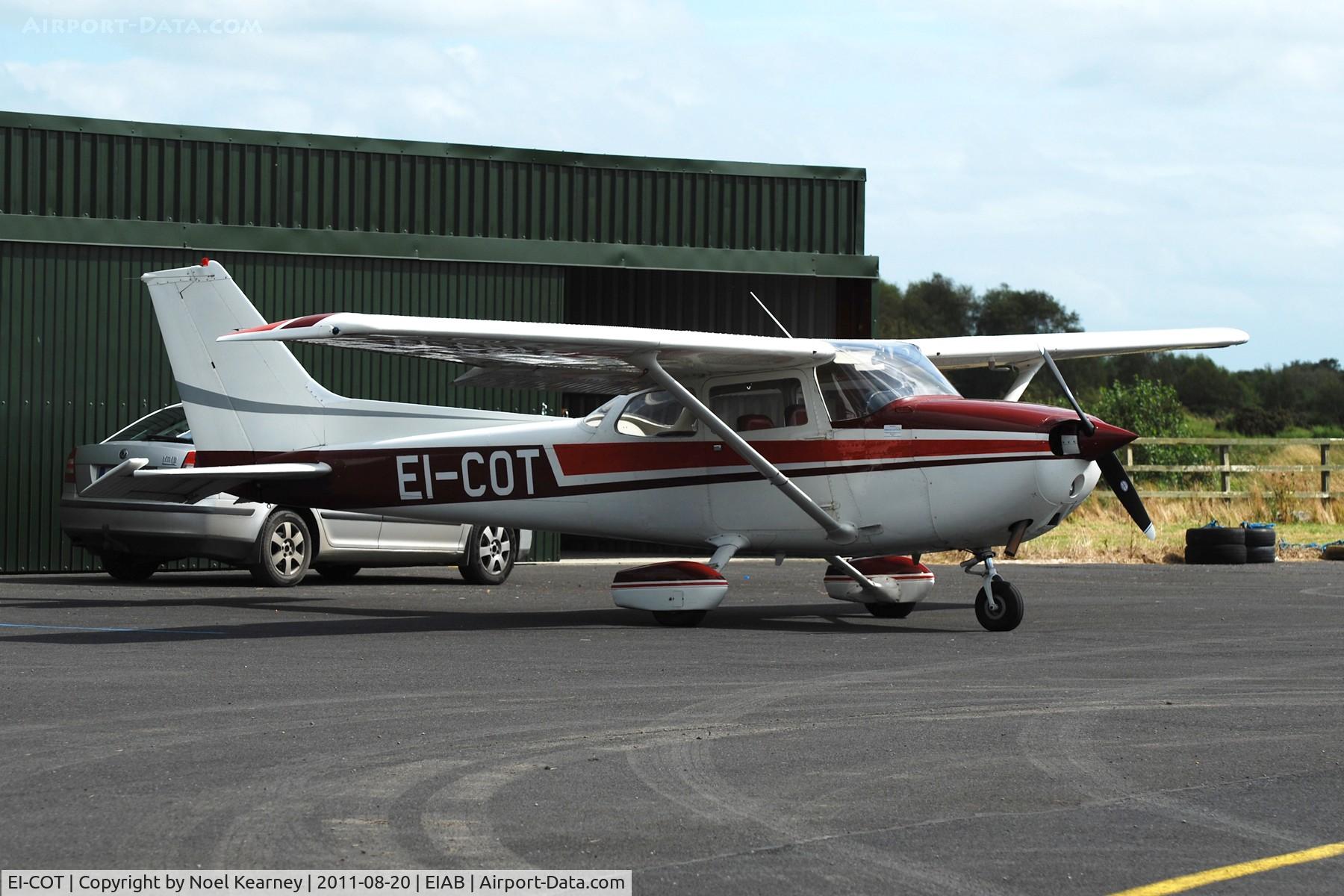 EI-COT, Reims F172N Skyhawk C/N 1884, Parked on the main apron at Abbeyshrule.