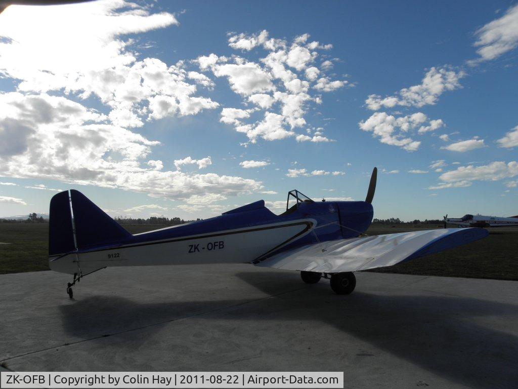 ZK-OFB, 1969 Bowers Fly Baby 1A C/N 65-16, Formerly N9122 and now ZK-OFB of Heritage & Sport Aviation - North Otago.