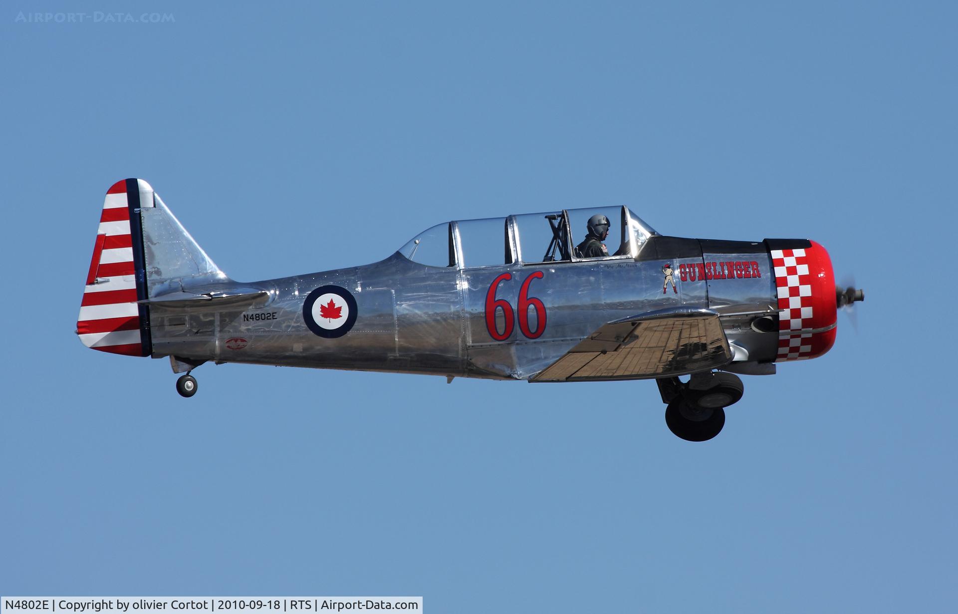 N4802E, 1961 North American AT-6A Texan C/N AJ-968, Taking off for another race