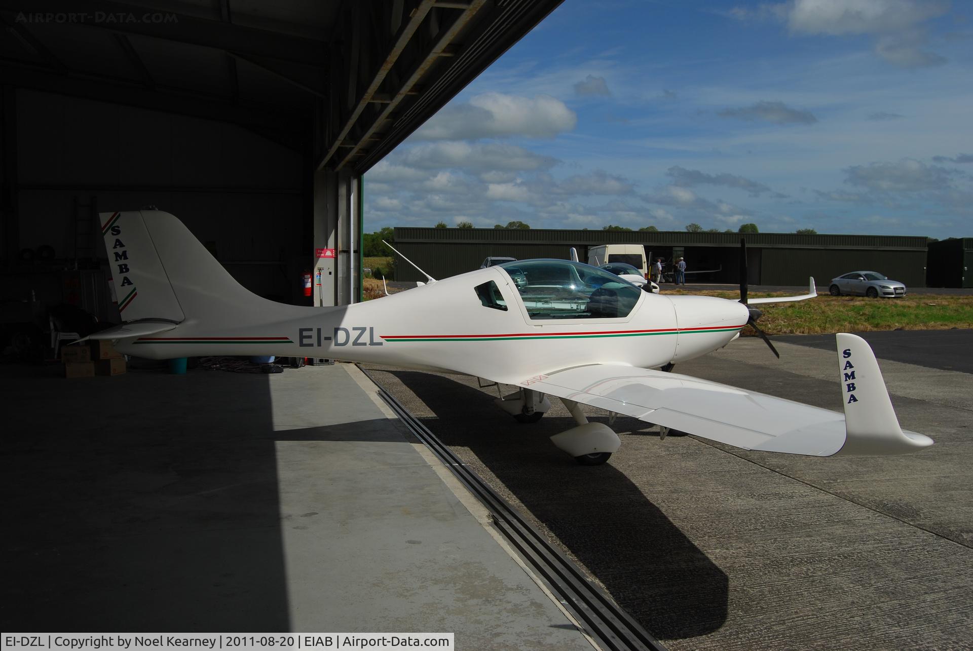 EI-DZL, Urban Air UFM-10 Samba XXL C/N SAXL 64, Parked outside the hanger at Abbeyshrule.