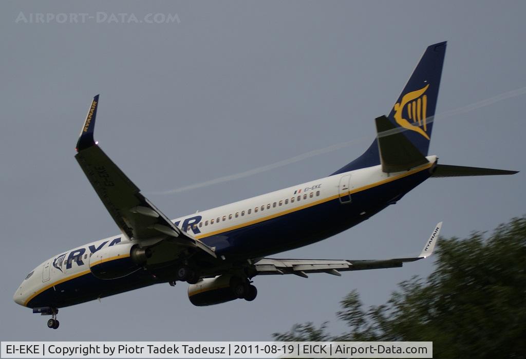 EI-EKE, 2010 Boeing 737-8AS C/N 35023, Cork.