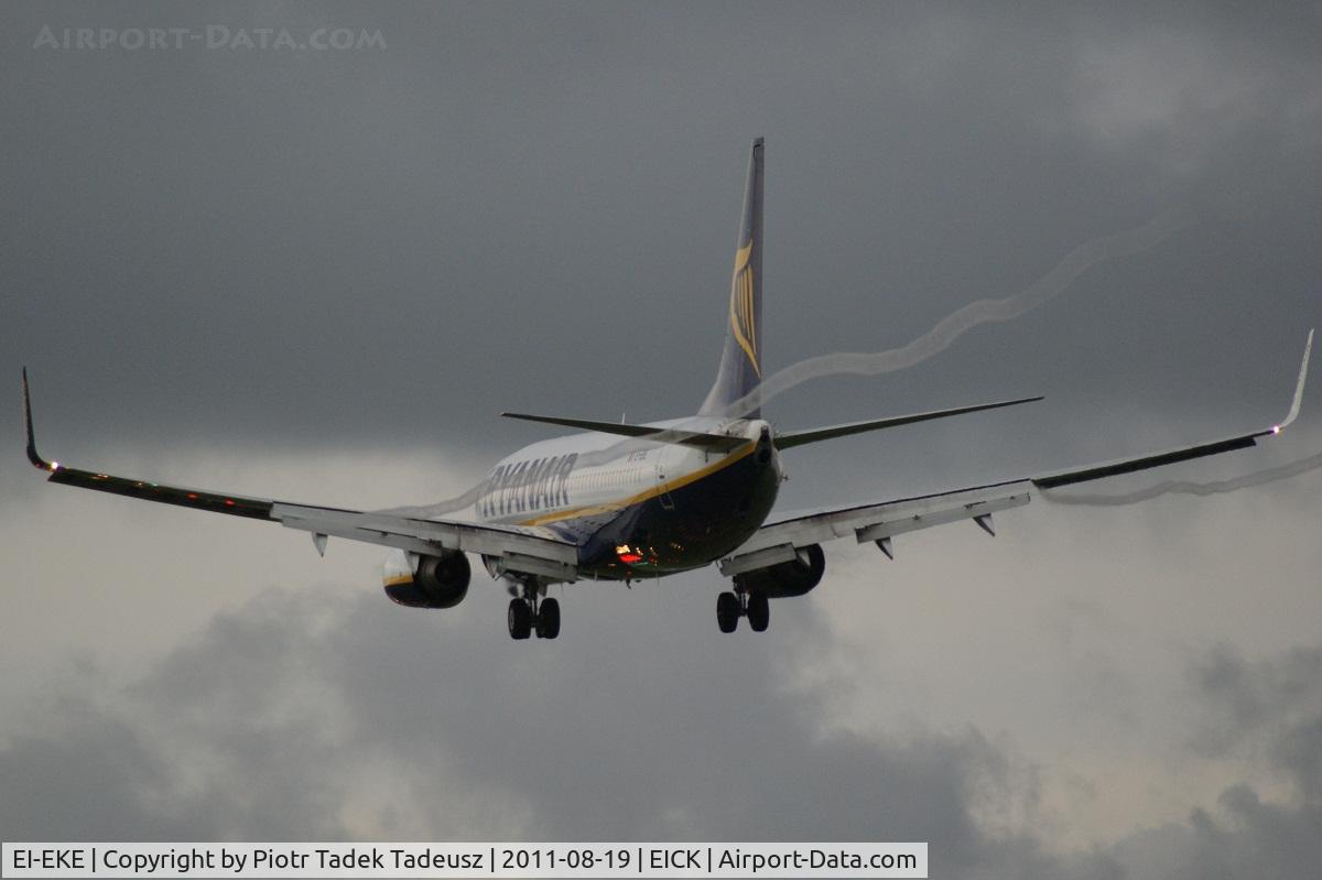 EI-EKE, 2010 Boeing 737-8AS C/N 35023, Cork.