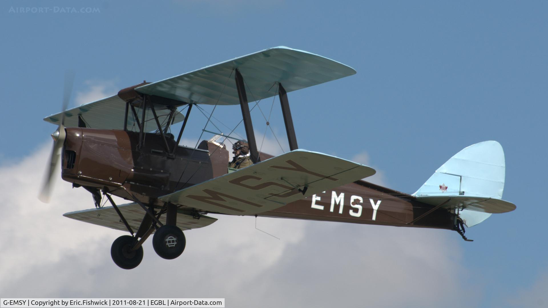 G-EMSY, 1940 De Havilland DH-82A Tiger Moth II C/N 83666, 4. The de Havilland Moth Club International Moth Rally, celebrating the 80th anniversary of the DH82 Tiger Moth. Held at Belvoir Castle. A most enjoyable day.