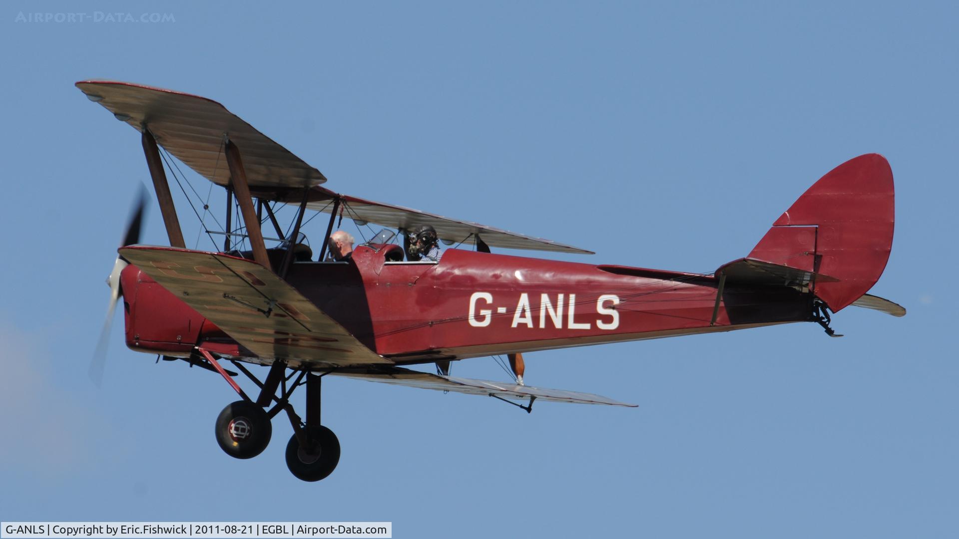 G-ANLS, 1944 De Havilland DH-82A Tiger Moth II C/N 85862, The de Havilland Moth Club International Moth Rally, celebrating the 80th anniversary of the DH82 Tiger Moth. Held at Belvoir Castle. A most enjoyable day.