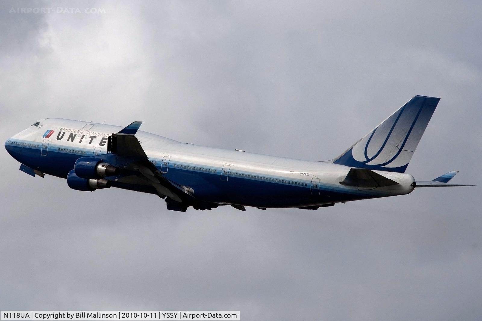 N118UA, 1999 Boeing 747-422 C/N 28811, into the wild blue yonder