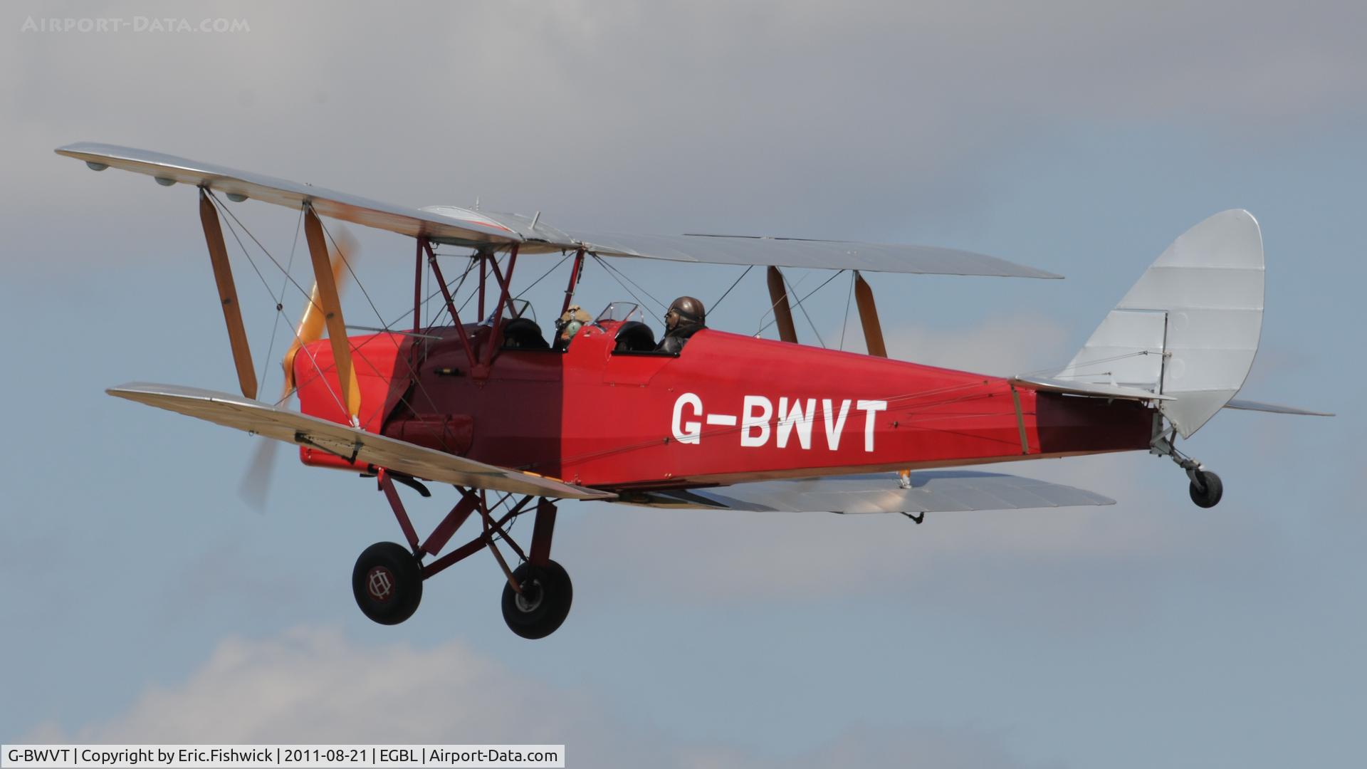 G-BWVT, 1942 De Havilland Australia DH-82A Tiger Moth C/N DHA1039, 4. The de Havilland Moth Club International Moth Rally, celebrating the 80th anniversary of the DH82 Tiger Moth. Held at Belvoir Castle. A most enjoyable day.